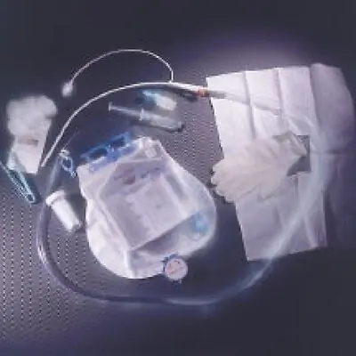DeRoyal - 81-080516 Indwelling Catheter Tray DeRoyal Foley / Temperature Sensing 16 Fr. Balloon