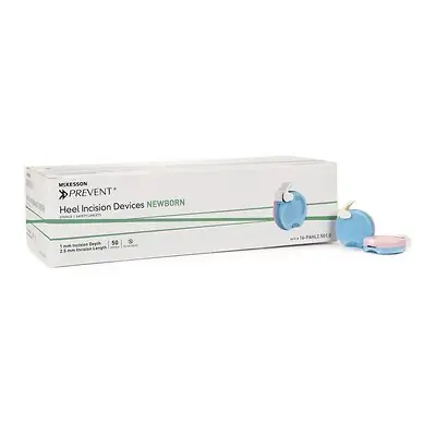 McKesson Brand - 16-PAHL2.5G1.0X McKesson Prevent Pediatric Heel Incision Lancet