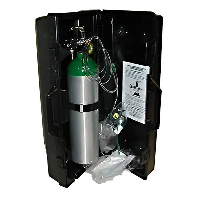 Mada Medical Products - 1501 Emergency Oxygen Kit in Case (Filled) Mada Medical Size D Aluminum