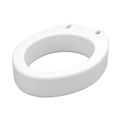Nova Ortho-Med - 8341-R Raised Toilet Seat Nova 3-1/2 Inch Height Elongated 300 lbs. Weight Capacity