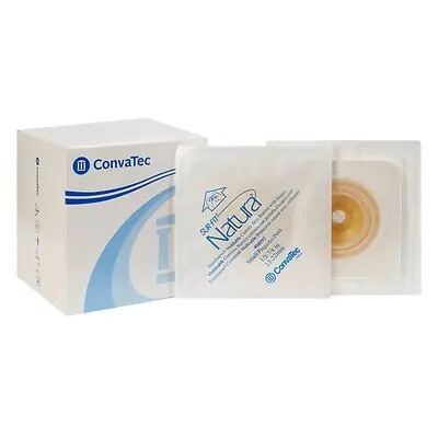 ConvaTec - 404592 Sur-Fit Natura® Durahesive® Ostomy Barrier with 0.5 – 0.8 Inch Stoma Opening