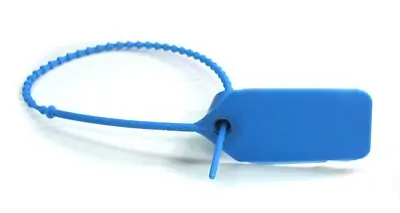 Healthmark Industries - 5030 BL Tamper Evident Seal Pull-Tight Loks UnNumbered Blue Plastic 9 Inch Length