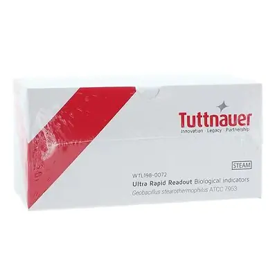 Tuttnauer USA - WTL198-0072 Sterilization Biological Indicator Vial Tuttnauer® Ultra Rapid Steam 20 Minute Processing Time