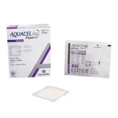 ConvaTec - 420681 Aquacel® Ag Adhesive Silver Foam Dressing