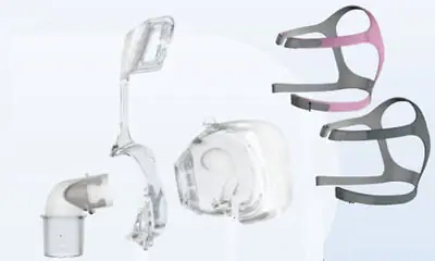 ResMed Corp - 62128 CPAP Mask Component CPAP Mask Kit Mirage FX for Her Nasal Style Standard Cushion Adult