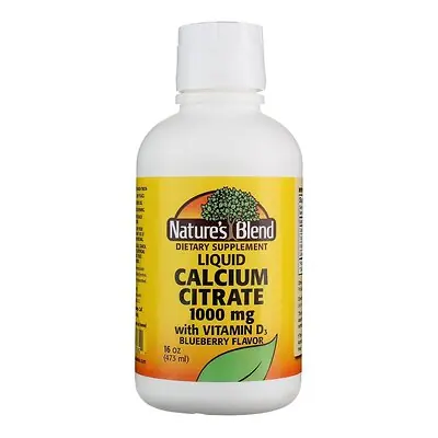 National Vitamin Company - 54629788216 Joint Health Supplement Nature's Blend Calcium Citrate / Vitamin D3 1