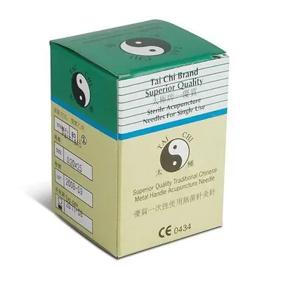 Lhasa OMS - TC1.30X75 Acupuncture Needle Tai-Chi® 8 Japanese Gauge 75 mm Length Singles