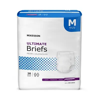 McKesson Brand - BR33890 McKesson Ultimate Heavy Absorbency Incontinence Brief