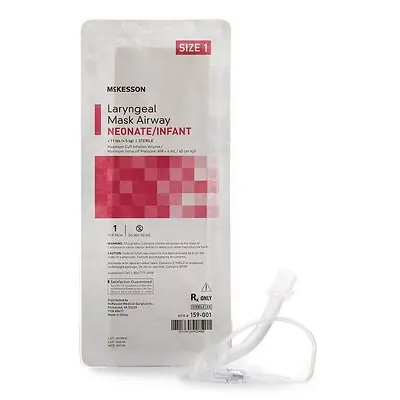 McKesson Brand - 159-001 McKesson Laryngeal Mask Airway Neonate Infant <11lbs Sterile 159-001