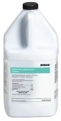 Ecolab - 6063304 Surface Disinfectant Cleaner Ecolab® Quaternary Based Manual Pour Liquid Concentrate 1 gal. Jug Floral Scent NonSterile