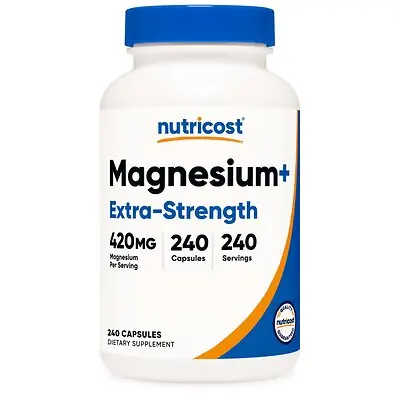 Nutricost - NTC332201 Nutricost® Magnesium+ (Extra Strength) Capsules