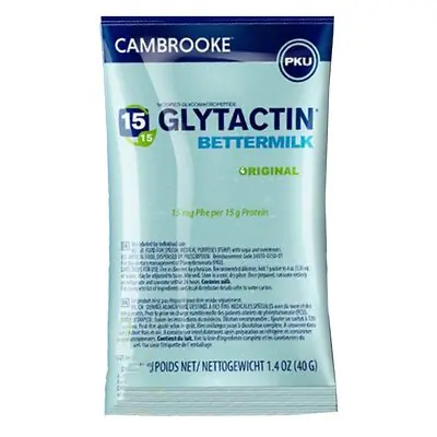 Cambrooke Therapeutics - 35001 Oral Supplement Glytactin® BetterMilk Original Flavor Powder 1.4 oz. Individual Packet