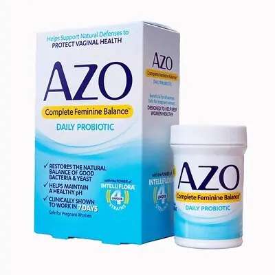 i-Health Inc - 787651760162 AZO® Complete Feminine Balance Daily Probiotic Capsules