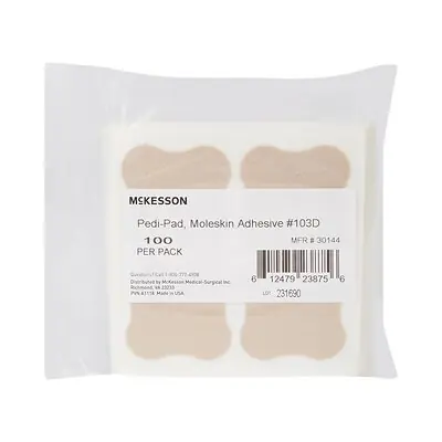 McKesson Brand - 30144 McKesson Pedi-Pad Beige Protective Pad