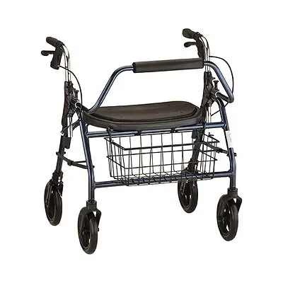 Nova Ortho-Med - 4216BL Mighty Mack Heavy Duty Four-Wheel Rollator
