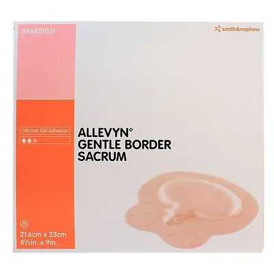 Smith & Nephew - 66801031 Allevyn Gentle Border Silicone Gel Adhesive