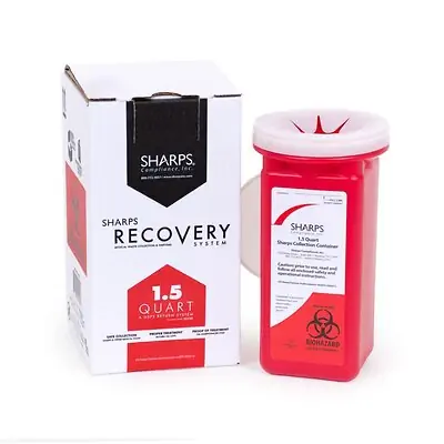 Sharps Compliance - 10150-012 Sharps Recovery System™ Mailback Sharps Container