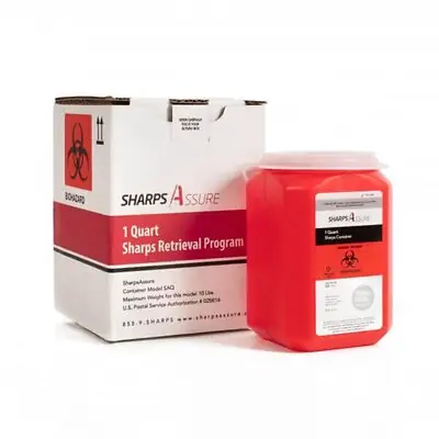 Sharps Assure LLC - SAQ-12 Sharps Assure Mailback Sharps Container