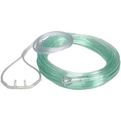 Sun Med - 16SOFT-14-50 Nasal Cannula Salter-Style® Adult Curved Prongs 14 Foot Tubing Low Flow Rate