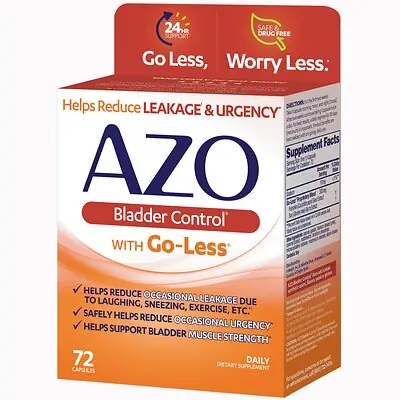 i-Health Inc - 787651760056 AZO Bladder Control® with Go-Less Capsules