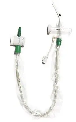 Sun Med - 2201258 Closed Suction Catheter Ballard® Tracheostomy Type T-Piece Style Thumb Valve Vent 16 Fr. Sterile