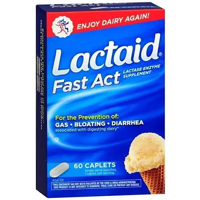 J & J Sales - 00045091060 Lactaid® Fast Act Lactase Enzyme Dietary Supplement