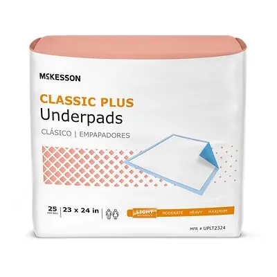 McKesson Brand - UPLT2324 McKesson Classic Plus Light Absorbency Underpads
