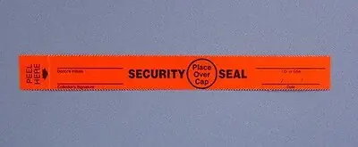 Therapak Corp - 39554 Tamper Evident Seal Red 3/4 X 6-3/5 Inch