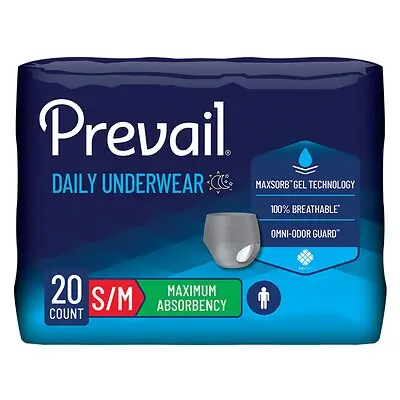 First Quality Products LLC - PUM-512/1 Prevail® Men's Daily Maximum Absorbent Underwear