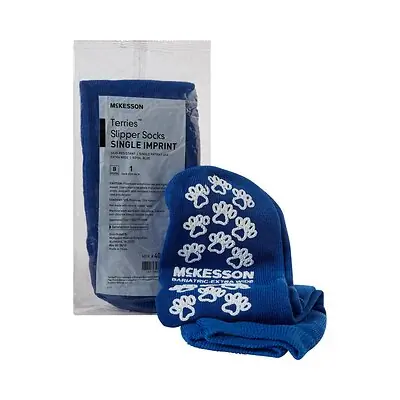 McKesson Brand - 40-1099 McKesson Terries™ Slipper Socks