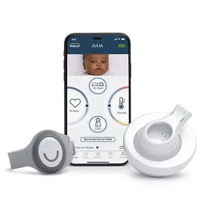 Halo Dream Inc - 4669 Baby Monitor Halo Sleepsure Battery Operated Touchscreen Display