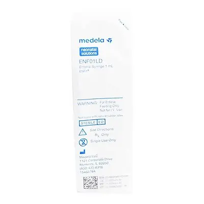 Medela - ENF01LD Enteral Feeding Syringe ENFit™ LDT 1 mL Enfit Tip Without Safety