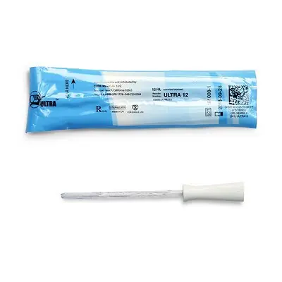 ConvaTec - ULTRA12 Cure Ultra™ Straight Tip Female Urethral Catheter 12 Fr ULTRA12