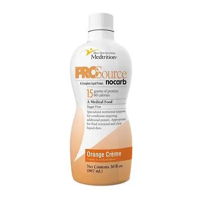 Medtrition-National Nutrition - 11545 ProSource NoCarb™ Orange Crème Collagen & Whey Protein Formula