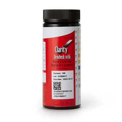 Clarity Lab Group LLC - DTG-10SG Clarity® Urocheck 10SG Urine Reagent Strips
