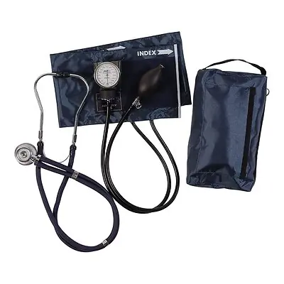 Mabis Healthcare - 01-360-241 Mabis® MatchMates Aneroid Sphygmomanometer and Stethoscope Blood Pressure Kit