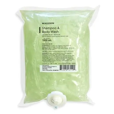 McKesson Brand - 53-27906-1000 McKesson Shampoo and Body Wash Dispenser Refill Bag 1000 mL