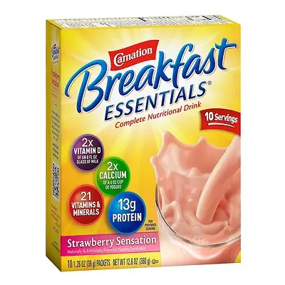 Nestle Clinical Nutritional - 00050000486502 Carnation Breakfast Essentials® Strawberry Nutritional Drink