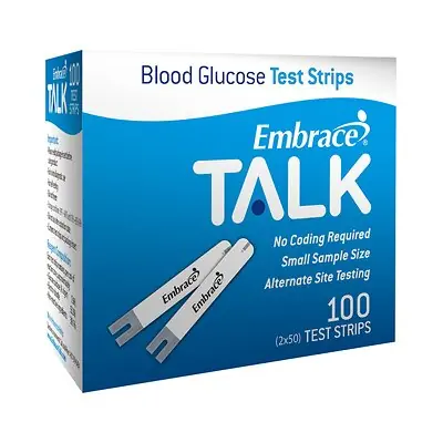 Omnis Health - APX03AB0304 Omnis Health Embrace® Talk Blood Glucose Test Strips