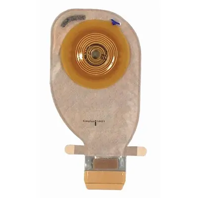Coloplast - 14412 Assura® Convex Light 1-Piece Transparent Ostomy Pouch