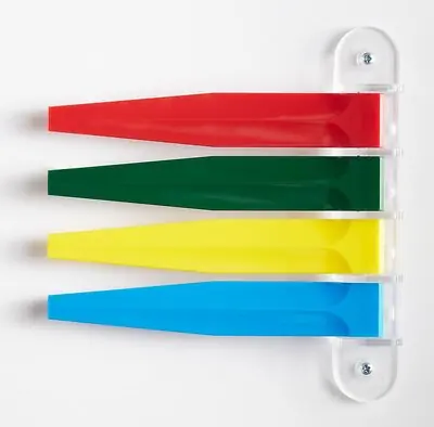 Kull Industries - KI-P4 Exam Room Signal Flag Wall Mount 4 Flag 1-1/8 X 7 Inch