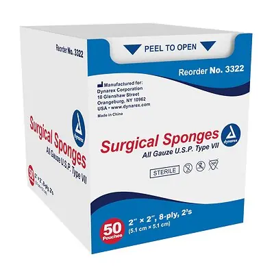 Dynarex - 3322 dynarex® Sterile Gauze Sponge