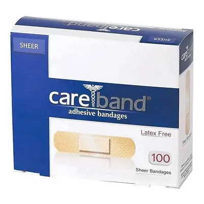 ASO LLC - CBD2027-012-000 Careband™ Sheer Adhesive Strip