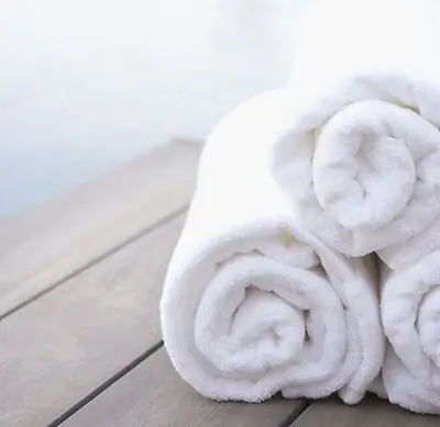 Standard Textile - 46451100 Bath Towel Room Ready for You® 24 X 48 Inch Cotton 86% / Polyester 14% White Reusable