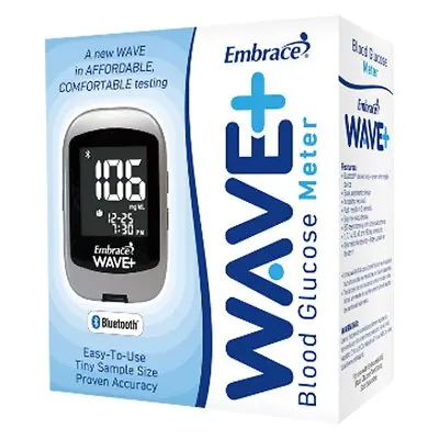 Omnis Health - APX04AB0400BT EmbraceWave+ Blood Glucose Monitoring System