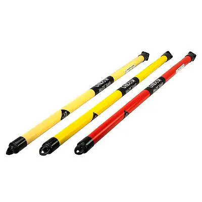 Fabrication Enterprises - 10-1624 Weight Bar Set 3 Piece Set CanDo® Slim® WaTe™ Introductory 1 lbs. / 2 lbs. / 3 lbs.