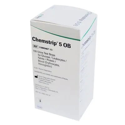 Roche Diagnostics - 11893467160 Chemstrip® 5 OB Urinalysis Reagent