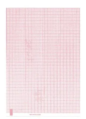 Nissha Medical Tech - 7G32018263 Recording Chart Paper Welch Allyn® Z-Fold Red Grid