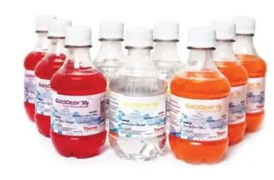 Cardinal - B2495-2B Glucose Tolerance Beverage GlucoCrush™ Lemon-Lime 100 Gram Pregnant Women 10 oz. per Bottle