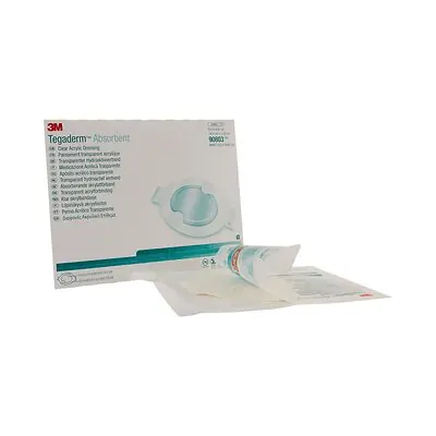 Solventum Corporation 90803 - Absorbent Acrylic Transparent Film Dressing 3M™ Tegaderm™ 5-5/8 X 6-1/4 Inch 2 Tab Delivery Oval Sterile - 5/Box, 30/Case